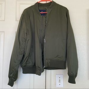 Women’s large American Eagle bomber jacket